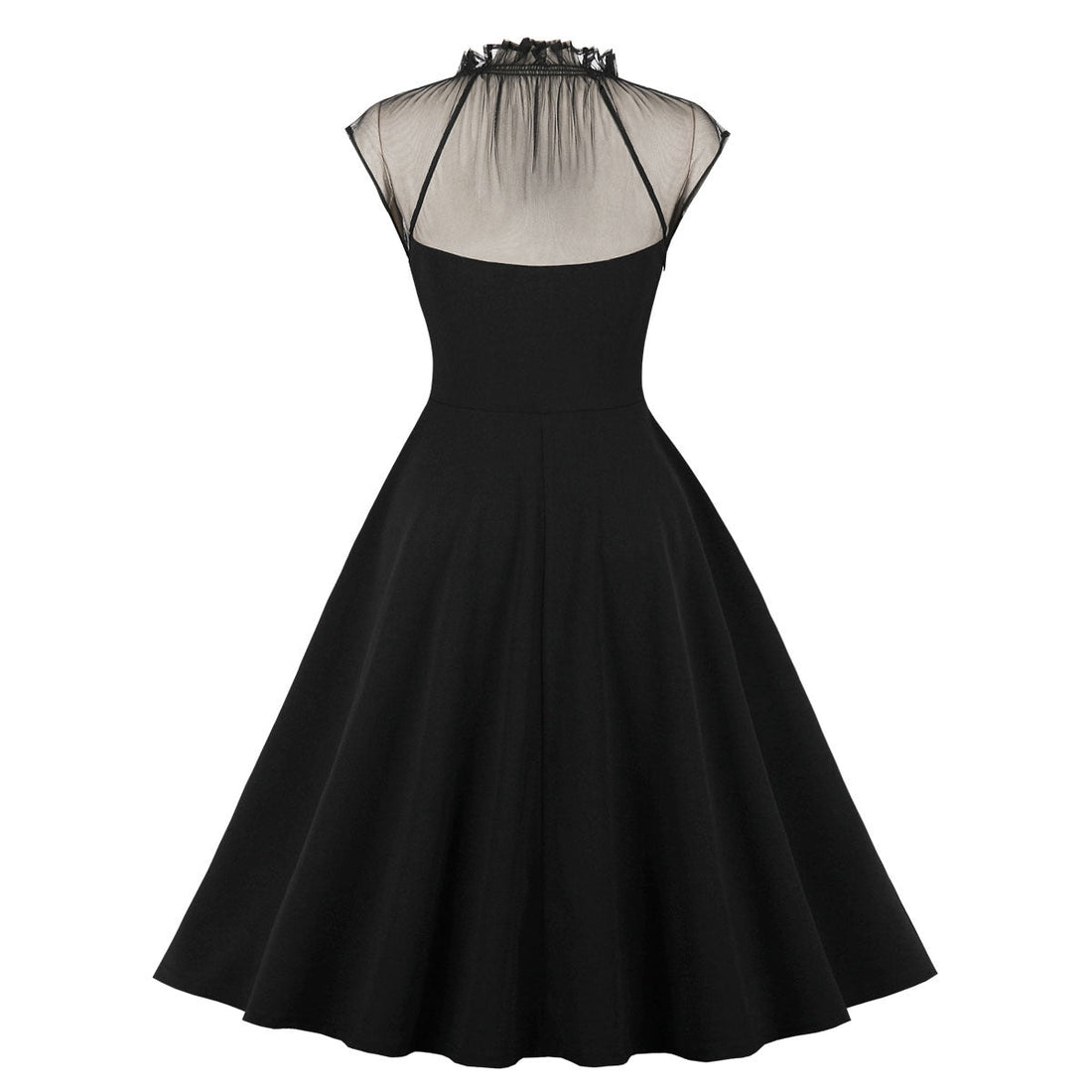 Women's Vintage Floral Flared A-Line Swing Casual Party Dresses