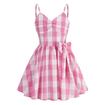 Girls Vintage Polka Dot 50's 60's Audrey Rockabilly Swing Dress