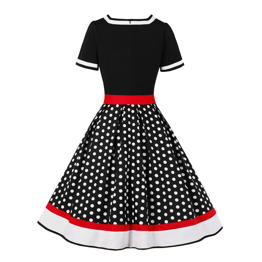 Women 1950s Vintage Retro Swing A Line Midi Summer Dress Cocktail Party Evening Prom Gown