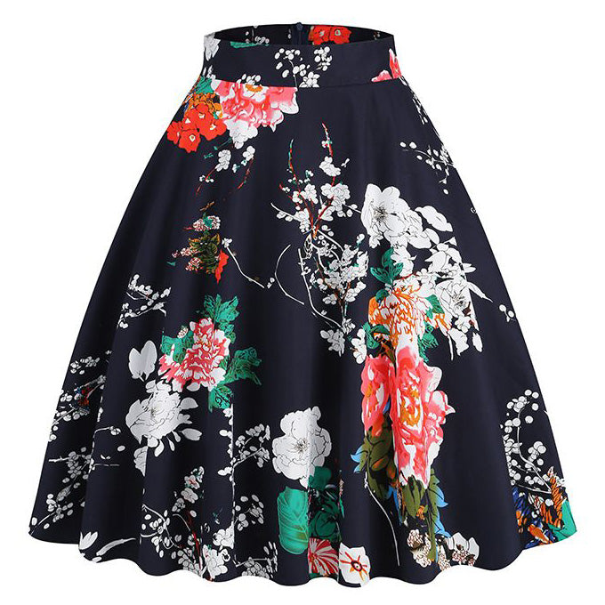 Midi Skirt 1950s Circle Skirt Pattern Beverly